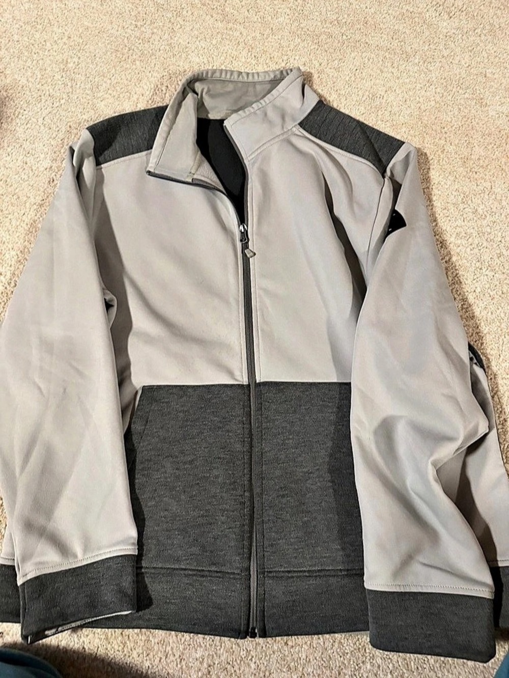 The North Face Apex Bionic Soft Shell Jacket Color Block Gray & Black